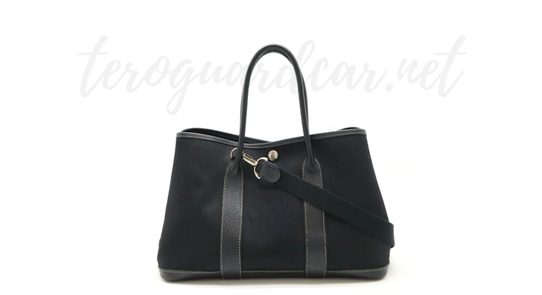 Hermes Toile Canvas Bag